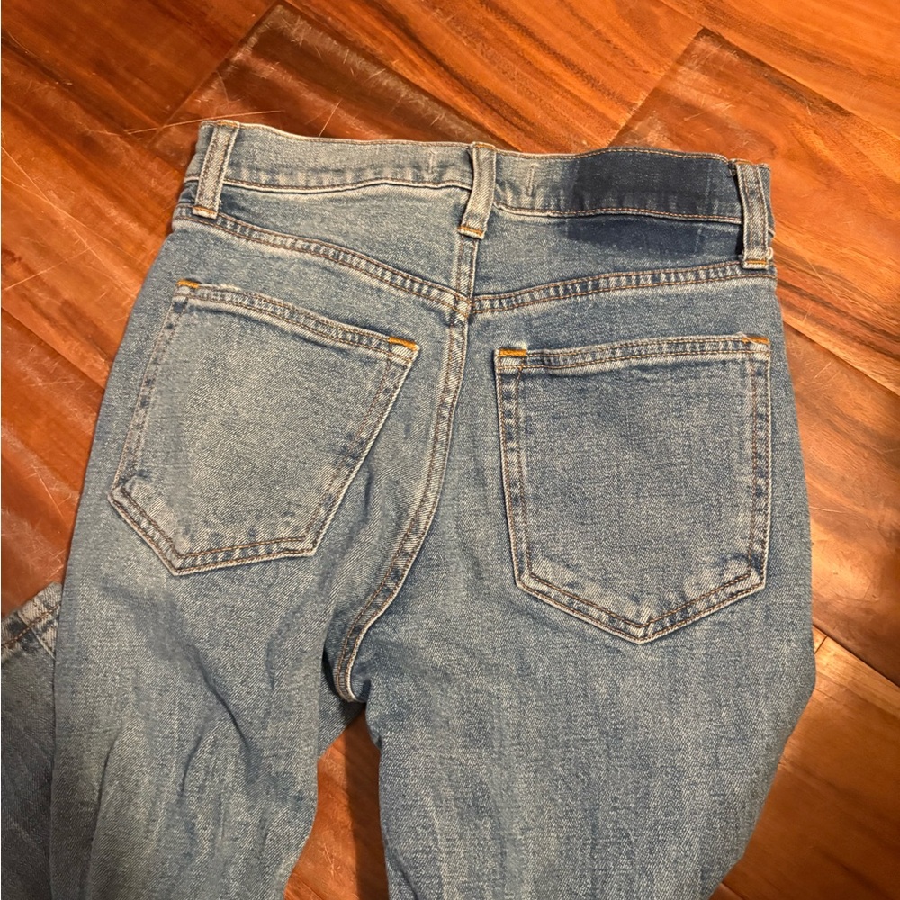 Abercrombie & Fitch Straight Leg Jeans Women’s Size 24 Light Wash (0578) - Picture 7 of 8